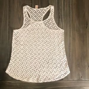 Arizona womans white cover up size L